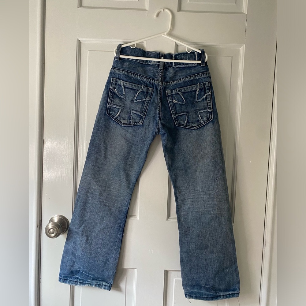 medium wash jeans